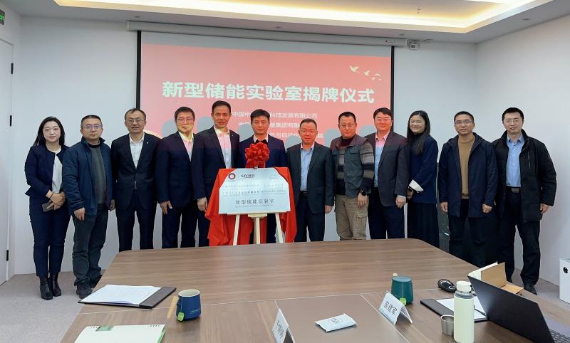 裝備集團(tuán)與中材海外、合肥工業(yè)大學(xué)共建新型儲(chǔ)能實(shí)驗(yàn)室在滬揭牌